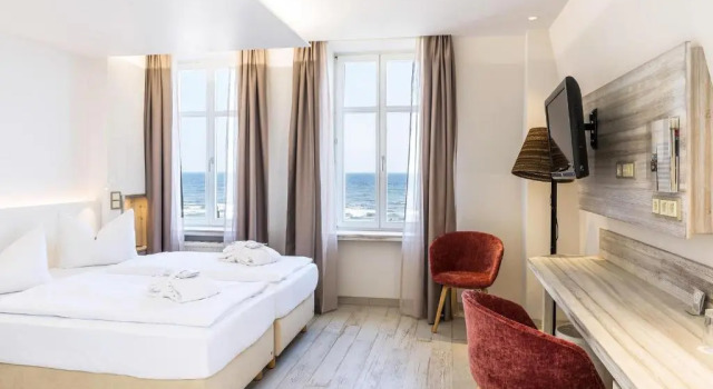 Двухместный номер Comfort с видом на море SEETELHOTEL Strandhotel Atlantic das Boutiquehotel am Meer