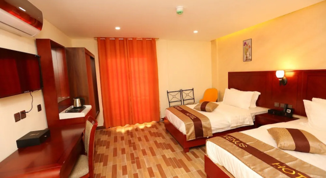 Habitación doble Estándar con vista a la ciudad Venus Hotel