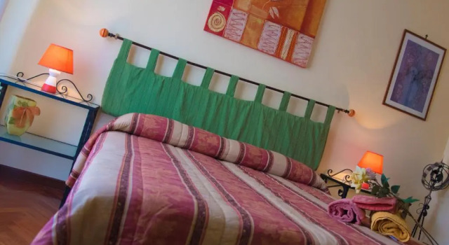 Standard- dobbelt værelse med altan med havudsigt B&B Via Spalti 52