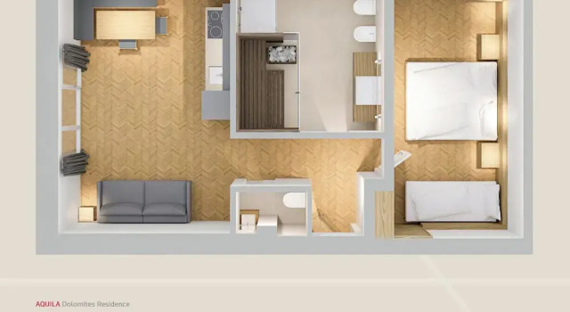 Номер Deluxe Aquila Dolomites Residence