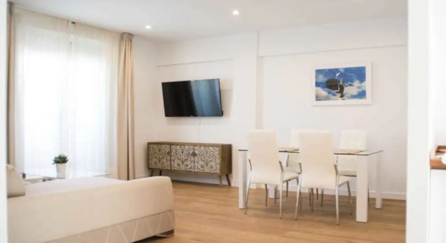 Апартаменты с 2 комнатами с видом на сад Apartamentos Nisa