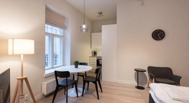 Студия Economy Forenom Serviced Apartments Turku Uudenmaankatu