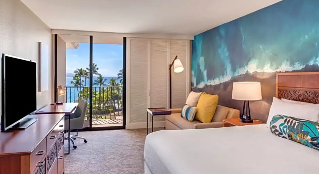 Двухместный номер Standard oceanfront Courtyard by Marriott King Kamehamehas Kona Beach Hotel