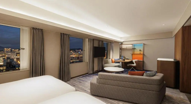 Двухместный полулюкс Отель ANA Crowne Plaza Hiroshima, an IHG Hotel