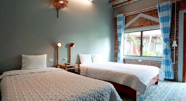 Двухместный номер Deluxe Tam Coc Lakeside Homestay