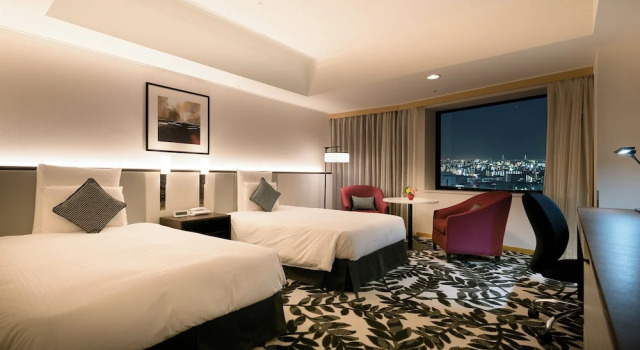 Номер Deluxe с видом на город ANA Crowne Plaza Hotel Grand Court Nagoya by IHG