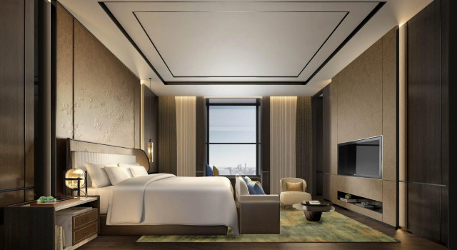 Номер Standard Дуплекс Crowne Plaza Wuhan Development Zone by IHG