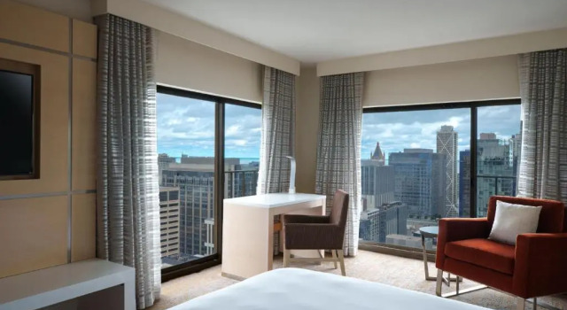Двухместный номер Guest с видом на город Chicago Marriott Downtown Magnificent Mile