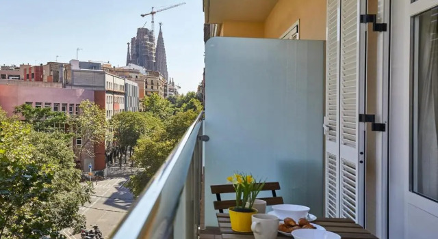 Апартаменты с 4 комнатами с балконом BBarcelona Sagrada Familia Flats