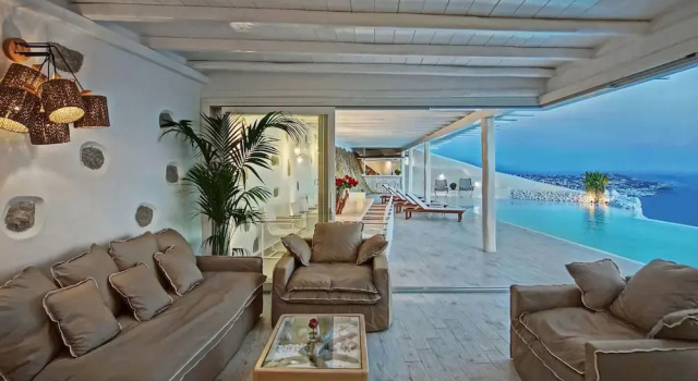 Luxury Key Mykonos 8 Bed Villa Golden Sun Kastro