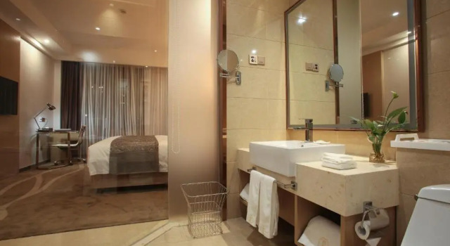 Luksusowy dwuosobowy pokój Xiamen Shu Yue Hotel