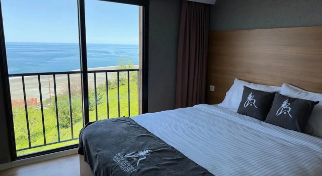 Шале Deluxe с 2 комнатами с балконом и с видом на море Bungaport Luxury Bungalows&Suits