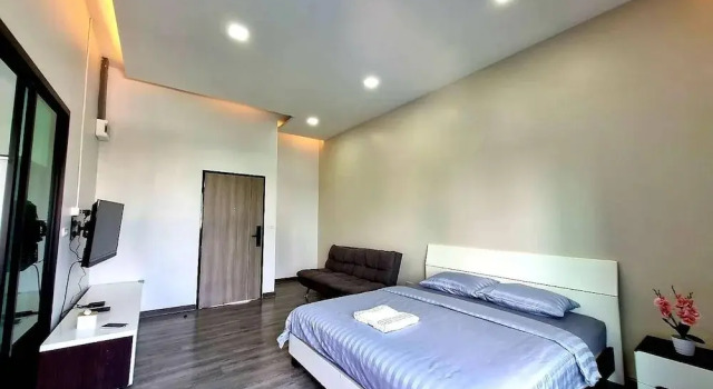 Aqua Residences อควา เรสซิเดนซ์ ห้องพักใหม่ให้เช่า ติดรถไฟฟ้าสถานีวุฒากาศ, Забронировать Гостевой дом Гостевые дома Бангкока, Гостевой дом