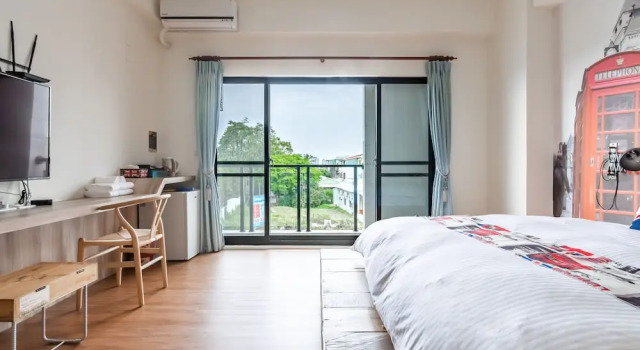 Номер Superior с балконом Tainan Rock nest view inn