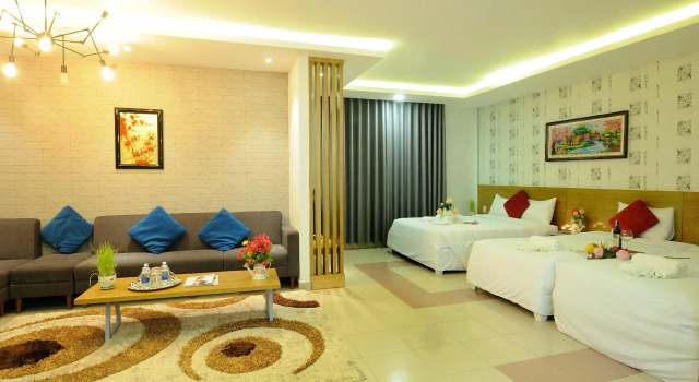 Lavie en Rose Coffee & Spa Hotel, Забронировать Курортный отель Курортные отели Вунгтау, рядом с Christ of Vung Tau, Курортный отель