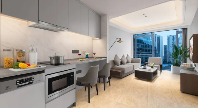 Апартаменты Deluxe Somerset Gaoxin Chengdu