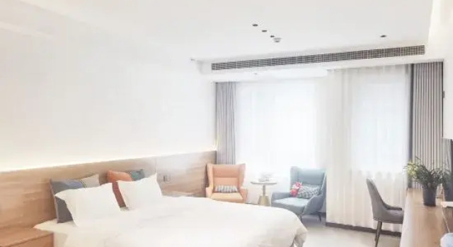 Двухместный люкс Deluxe Zibo Youjia Huibin Homestay