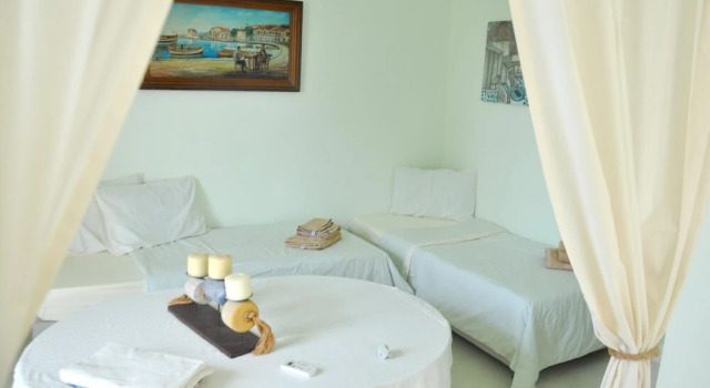 2 bedrooms appartement at Psathi 700 m away from the beach with sea view and furnished terrace