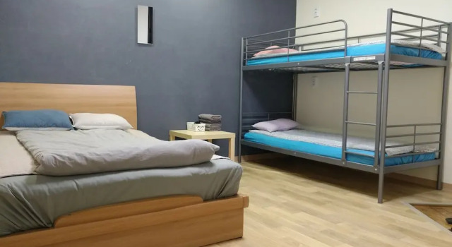 Четырёхместный номер Standard Sokcho & Guesthouse
