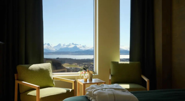 Номер Standard с видом на горы Wood Hotel Bodø