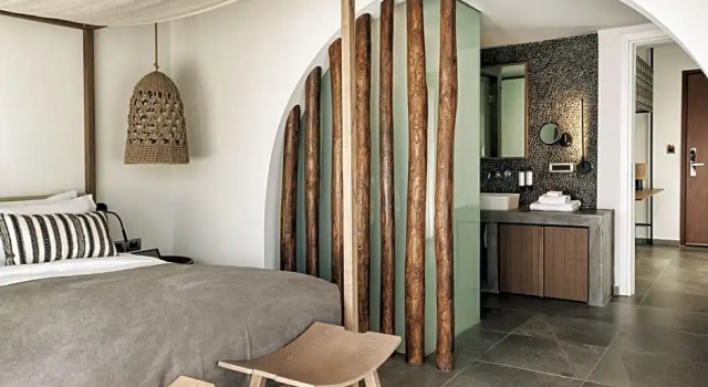 Двухместный Suite with Private Pool Bohemian c 1 комнатой Aulus Lindos Rhodes, All-Inclusive Resort, Curio Collection by Hilton