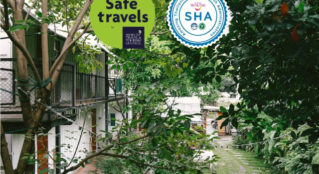 Кровать в общем номере The Yard Bangkok Hostel