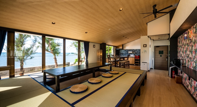 Вилла с видом на море The Peridot Smart Hotel Tancha Ward