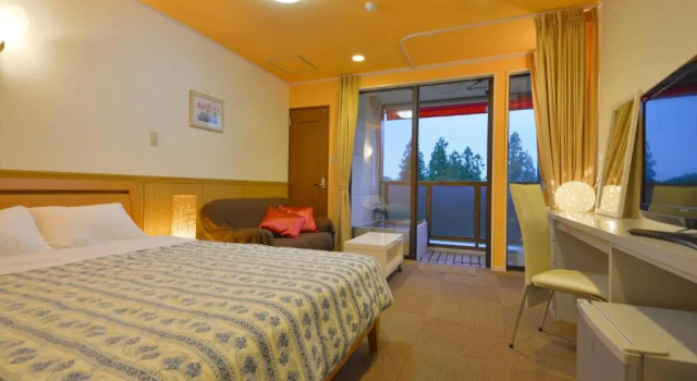 Двухместный номер With Open-Air Bath Hotel Casual Euro