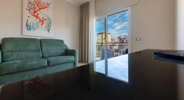 Deluxe Doppel Zimmer mit Balkon und mit Stadtblick Le Absidi