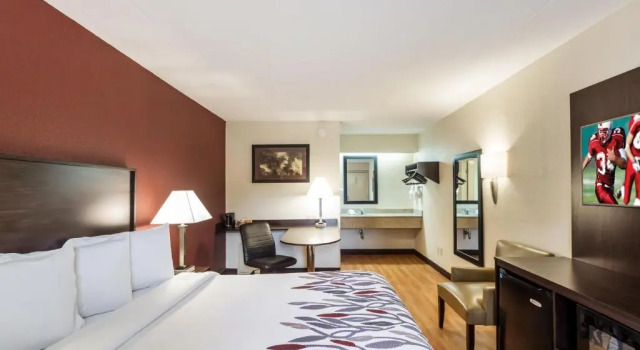 Номер Superior Red Roof Inn Milwaukee Airport Oak Creek