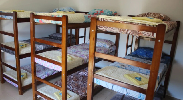 Кровать в общем номере Guest House Namaste Hostel