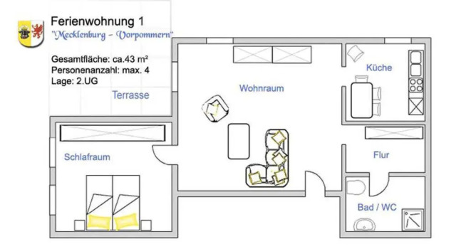 Апартаменты Gaestehaus Baerenstein ERZ 090