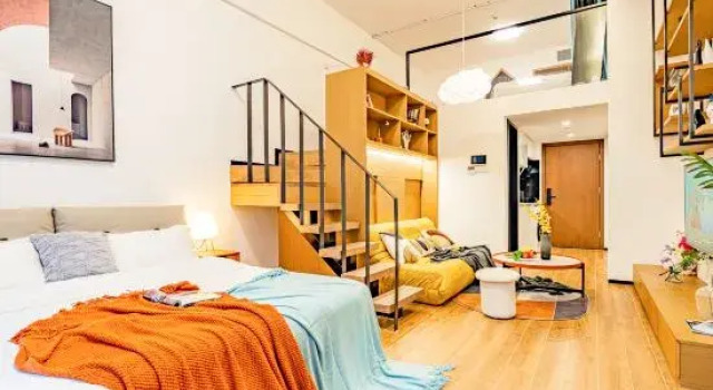 Двухместный семейный люкс Zhuhai·Yuntingjian LOFT Boutique Guesthouse