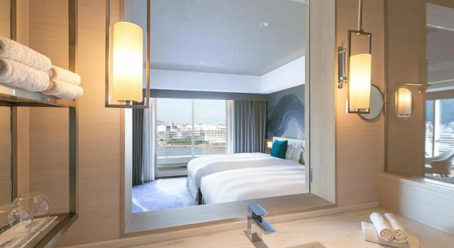 Двухместный номер Corner Executive with North view Kobe Meriken Park Oriental Hotel