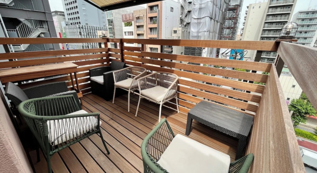 Кровать в общем номере HOTEL & CAFE Island Japan - Hostel