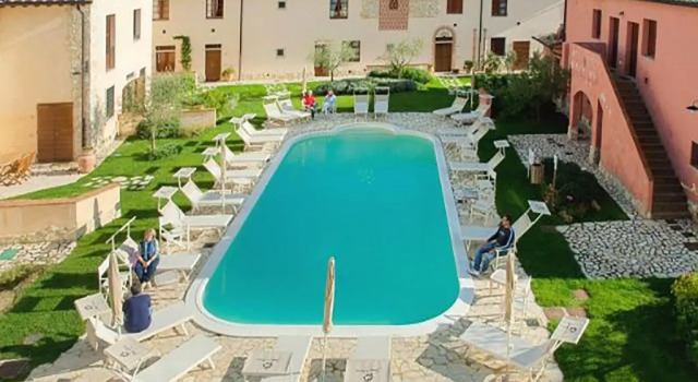 Апартаменты Appartamento con piscina Il Borghetto - vicino San Gimignano