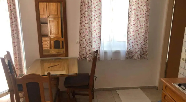 Студия с балконом и с красивым видом из окна Apartment Krk-Kornic ground floor