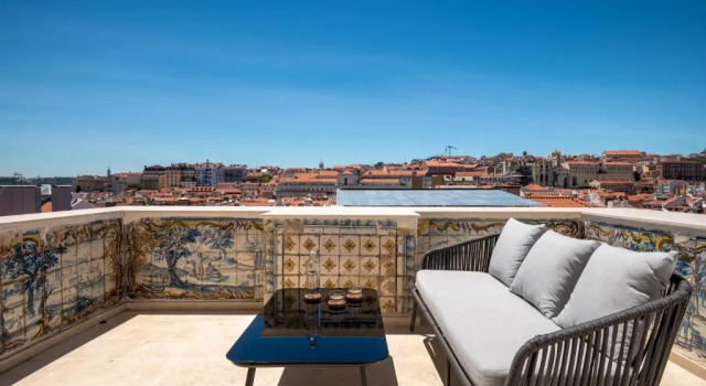 Двухместный номер Deluxe с балконом Memoria Lisboa FLH Hotels