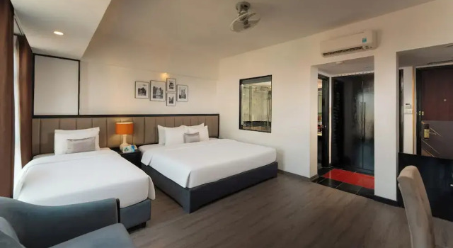 Трёхместный номер Deluxe с видом на город Ja Cosmo Hotel and Spa