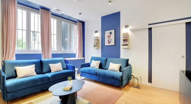 Modern Apartment - 1br/6p - AC - Marais, Забронировать Апартаменты/квартира Париж Иль-де-Франс, рядом с Станция метро Rambuteau