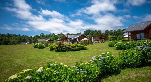Коттедж с 3 комнатами Cabañas Copayapu
