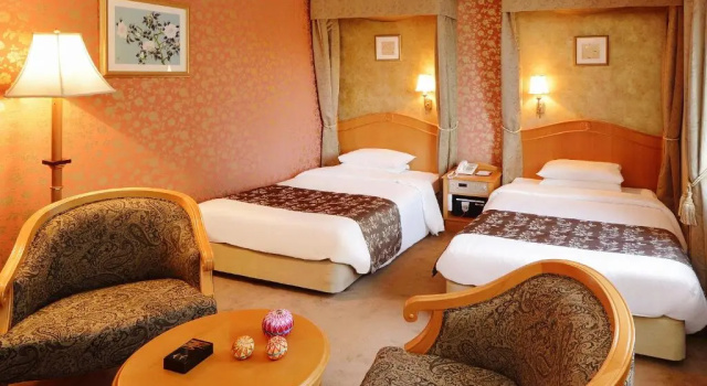 Двухместный номер Basic Kanazawa Hakuchoro Hotel Sanraku -Natural Hot Spring