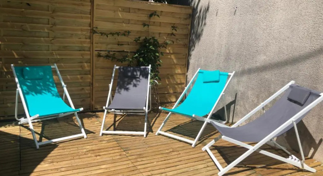 Апартаменты 100m plage Appt 3ch 6pers avec fibre patio barbecue