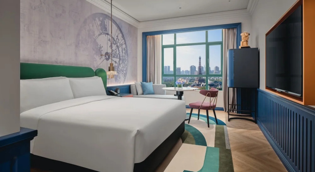 Номер Standard Hotel Indigo Shenzhen Overseas Chinese Town by IHG