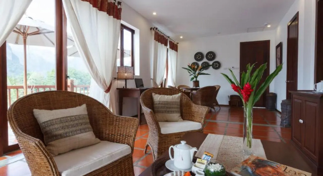 Люкс Riverside Boutique Resort, Vang Vieng