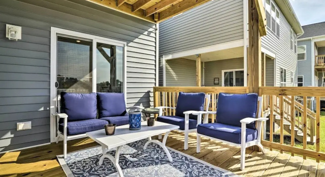 Waterfront Paradise w/ Deck ~ 1/2 Mi to Beach