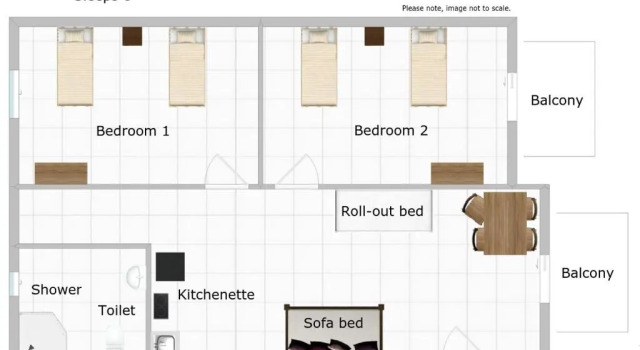 Апартаменты с 2 комнатами Alexis Apartments