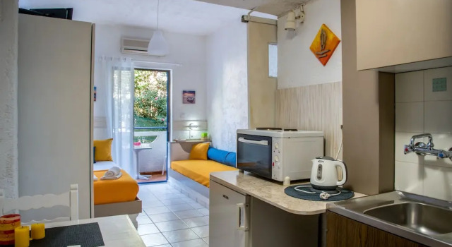 Студия c 1 комнатой с балконом CENTRAL Amazona Apartments