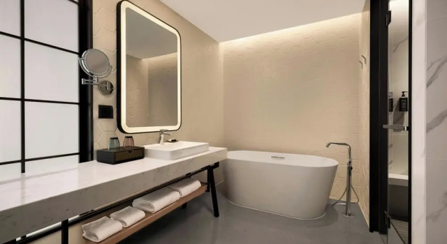 Четырёхместный номер Deluxe с видом на город Sheraton Grand Xiamen Jimei