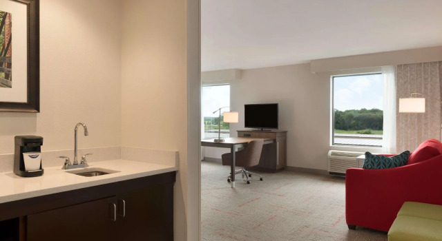 Двухместная студия Hampton Inn & Suites Kenosha Pleasant Prairie